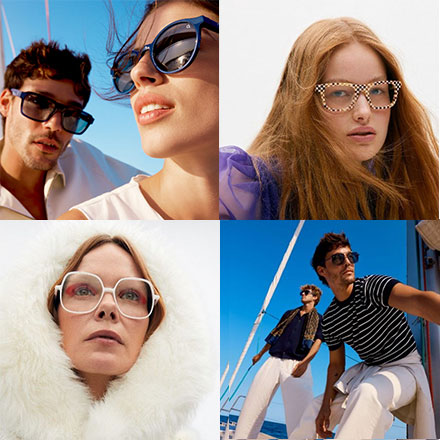 People wearing entia glasses and sunglasses