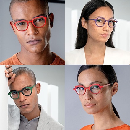 images of people wearing blackfin frames from italy